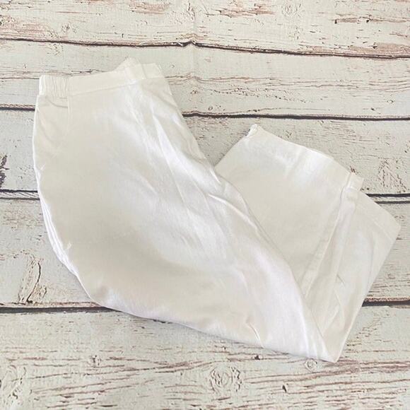 CROFT & BARROW | Women’s White Capri Pants Sz 14P - Picture 5 of 8